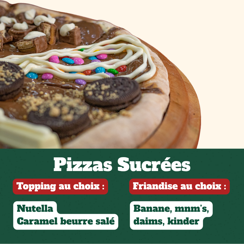Pizzas Sucrées